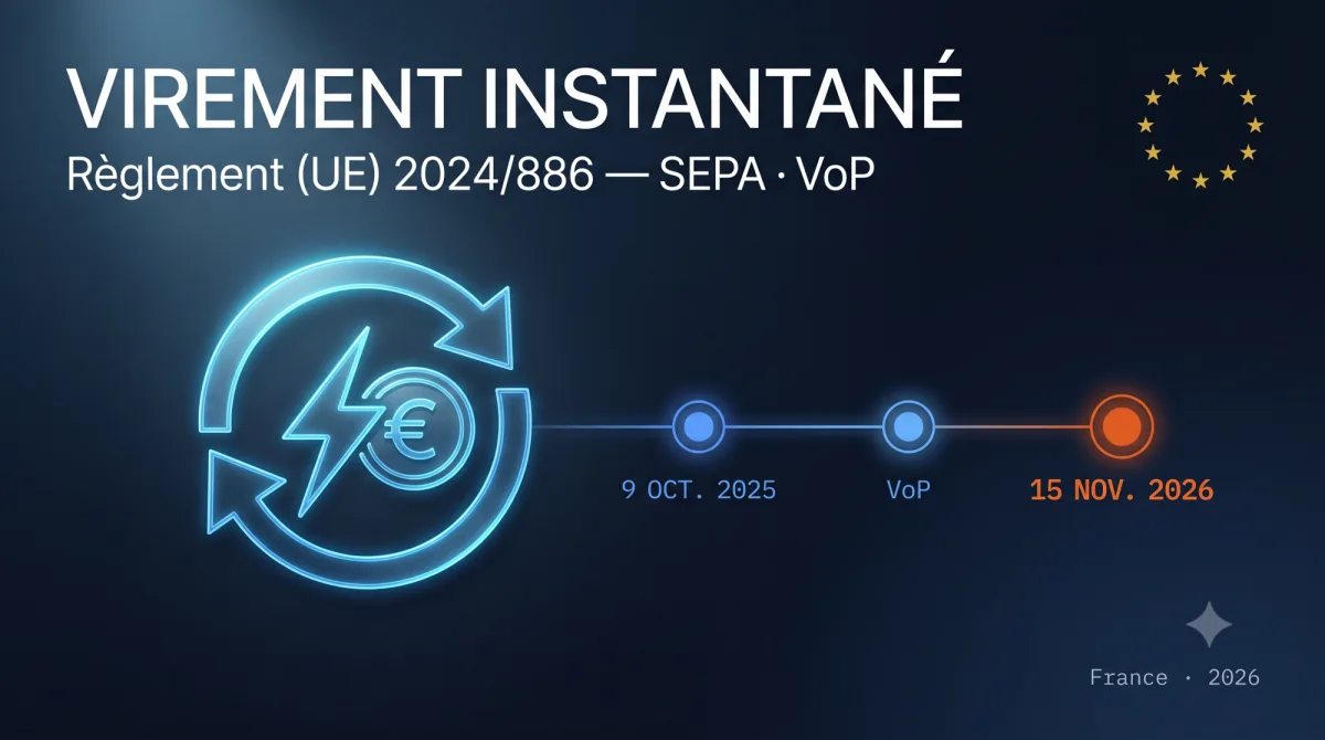 Le 15 novembre 2026, votre logiciel va rejeter des virements — et personne ne vous a prévenu (SEPA instantané, VoP : ce qui change vraiment pour votre PME)
